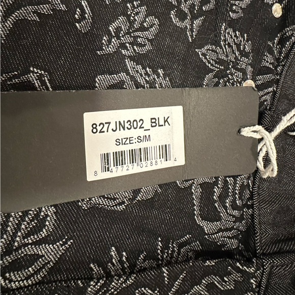 YELETE Fashion Mic Flower Pattern Jegging S/M - Picture 4 of 6